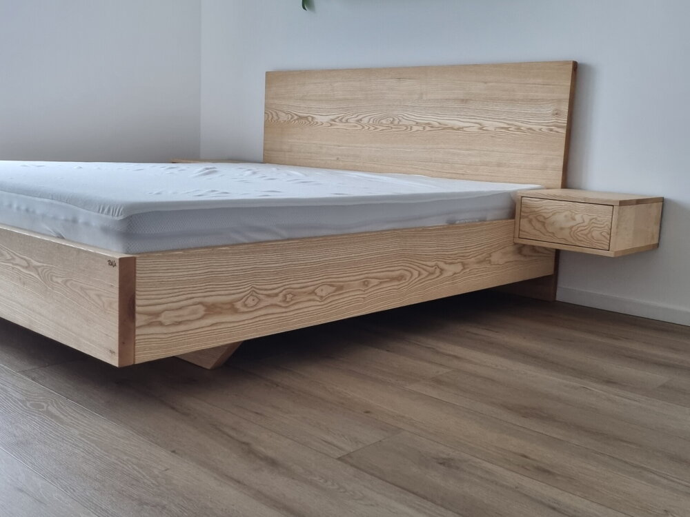 buková masívna posteľ na mieru | rava-wood.sk manželská posteľ z masívu buk